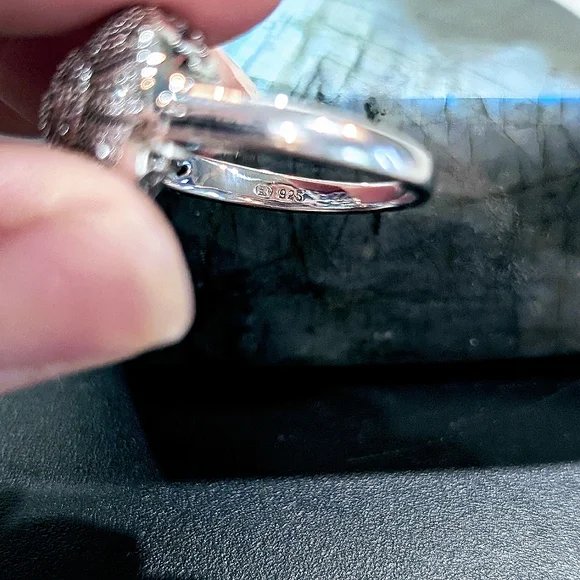 Affinity Diamond Sterling Heart Ring - Picture 8 of 11